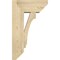 Ekena Millwork Imperial Slat Rough Sawn Bracket w/ Offset Brace, Douglas Fir, 8"W x 18"D x 30"H BKT0806X18X30IMP06RDF - alternate 3